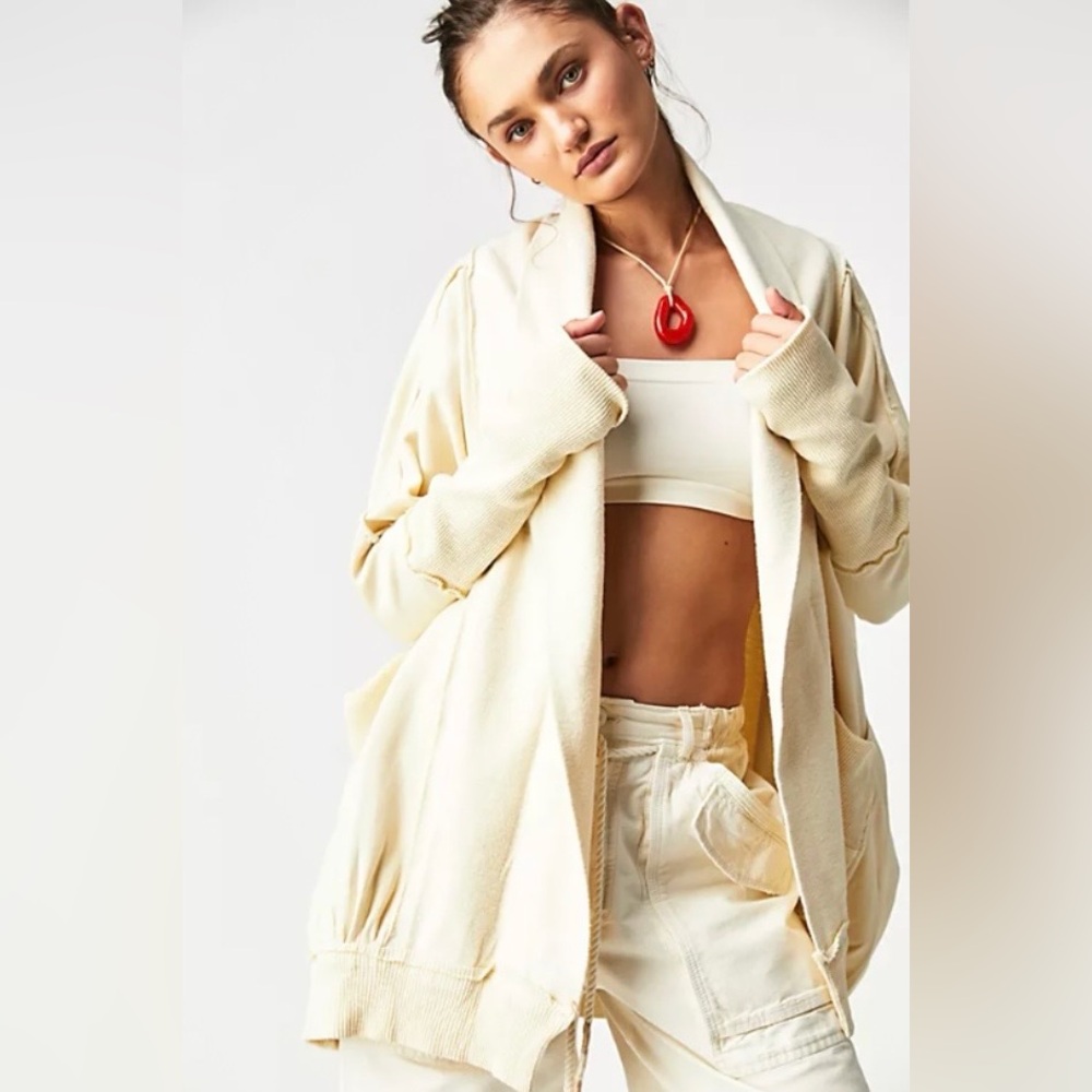 We The Free Cream Cardigan